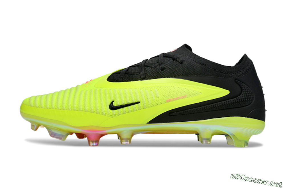 Unisex Nike Phantom 6 Low Elite FG Football Boots - Yellow/Electric Green/Black 0
