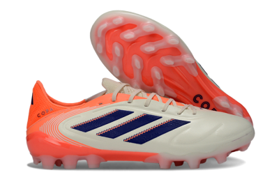 Men's Adidas Copa Pure 3 AG Football Boots - Cream/Coral Orange/Navy Blue