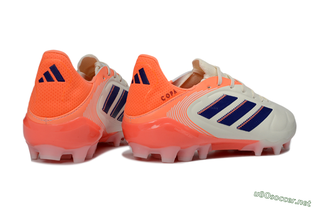 Men's Adidas Copa Pure 3 AG Football Boots - Cream/Coral Orange/Navy Blue 6