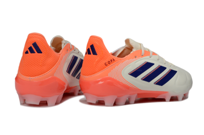 Men's Adidas Copa Pure 3 AG Football Boots - Cream/Coral Orange/Navy Blue