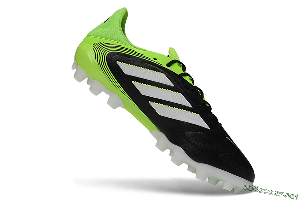 Men's Adidas Copa Pure 3 AG Football Boots - Black/Electric Green/White 4