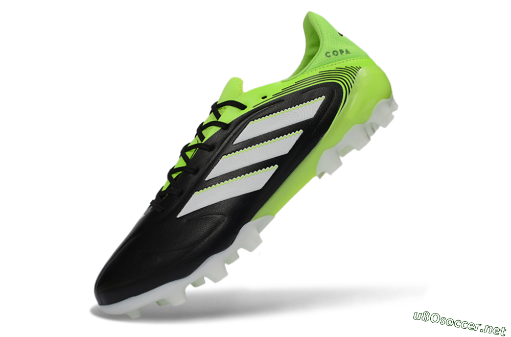 Men's Adidas Copa Pure 3 AG Football Boots - Black/Electric Green/White 5