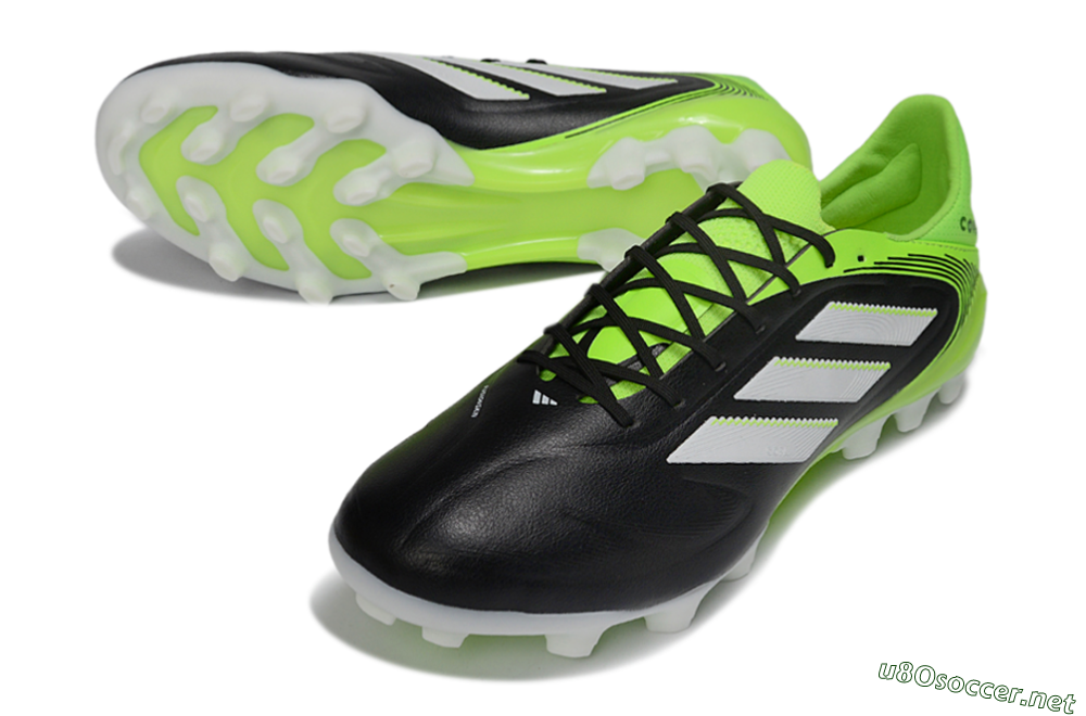 Men's Adidas Copa Pure 3 AG Football Boots - Black/Electric Green/White 3