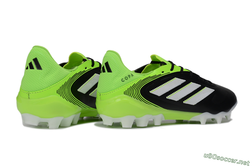 Men's Adidas Copa Pure 3 AG Football Boots - Black/Electric Green/White 6