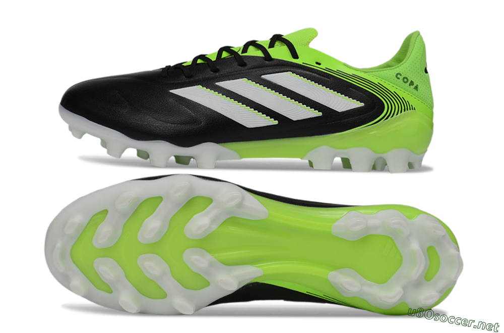 Men's Adidas Copa Pure 3 AG Football Boots - Black/Electric Green/White 1