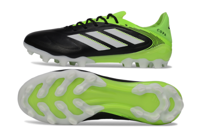 Men's Adidas Copa Pure 3 AG Football Boots - Black/Electric Green/White