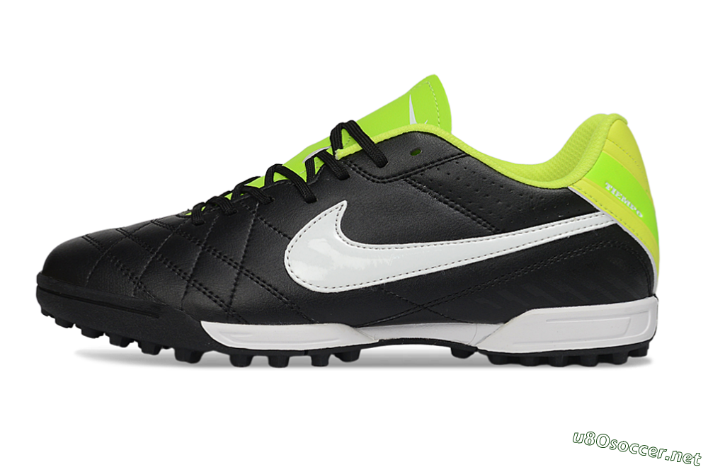 Men's Nike Tiempo Legend Ligera 5 TF Football Shoes - Black/Lime Green/White 0