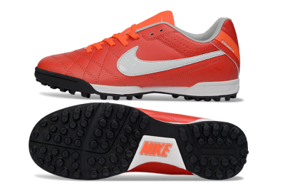 Men's Nike Tiempo Legend Ligera 5 TF Football Shoes - Red/Fiery Sunset/Classic Charcoal