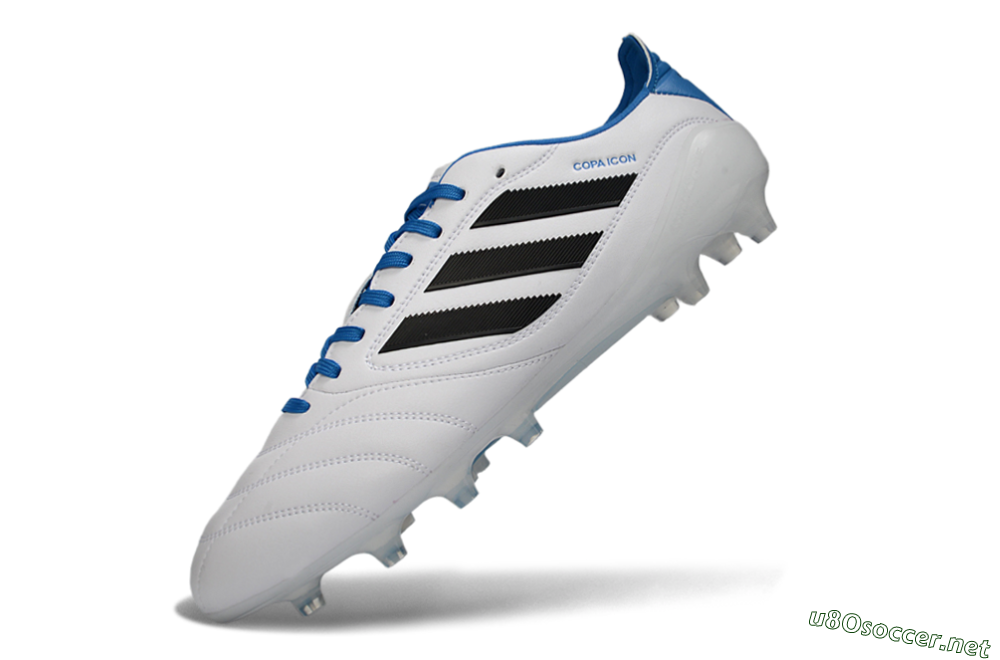 Men's Adidas Copa Icon 2 FG Football Boots - White/Electric Blue/Black 5