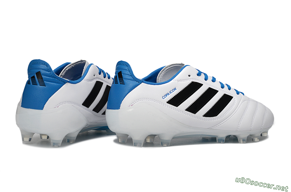 Men's Adidas Copa Icon 2 FG Football Boots - White/Electric Blue/Black 6