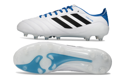 Men's Adidas Copa Icon 2 FG Football Boots - White/Electric Blue/Black