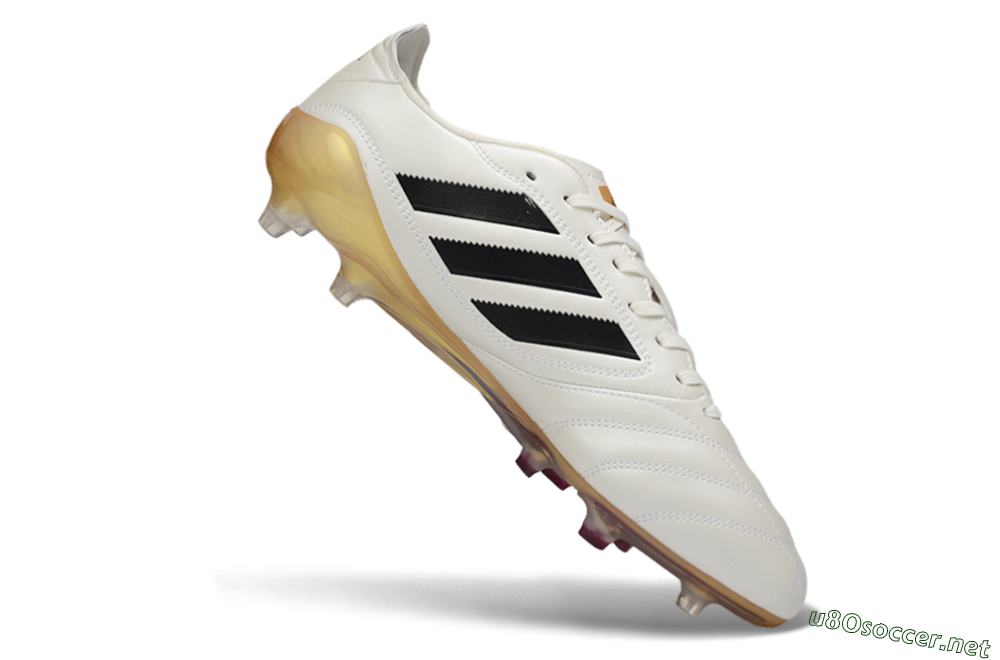 Men's Adidas Copa Icon 2 FG Football Boots - White/Black/Gold 4