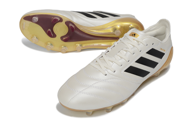 Men's Adidas Copa Icon 2 FG Football Boots - White/Black/Gold