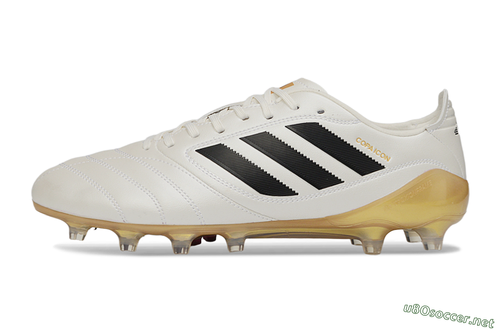 Men's Adidas Copa Icon 2 FG Football Boots - White/Black/Gold 0