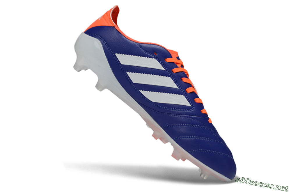 Men's Adidas Copa Icon 2 FG Football Boots - Blue/Vibrant Orange/Clean White 4
