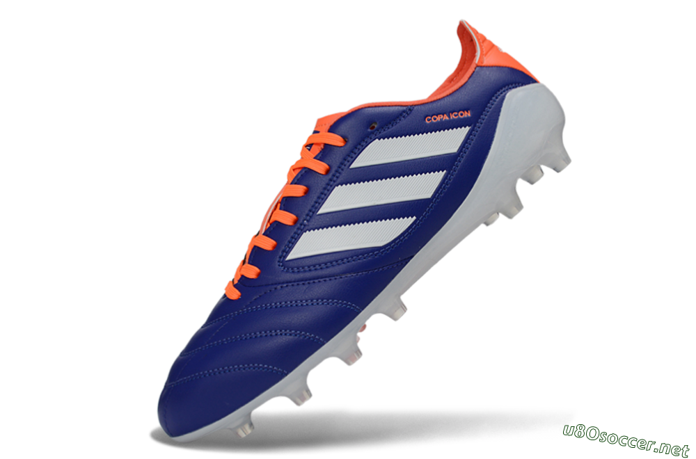 Men's Adidas Copa Icon 2 FG Football Boots - Blue/Vibrant Orange/Clean White 5