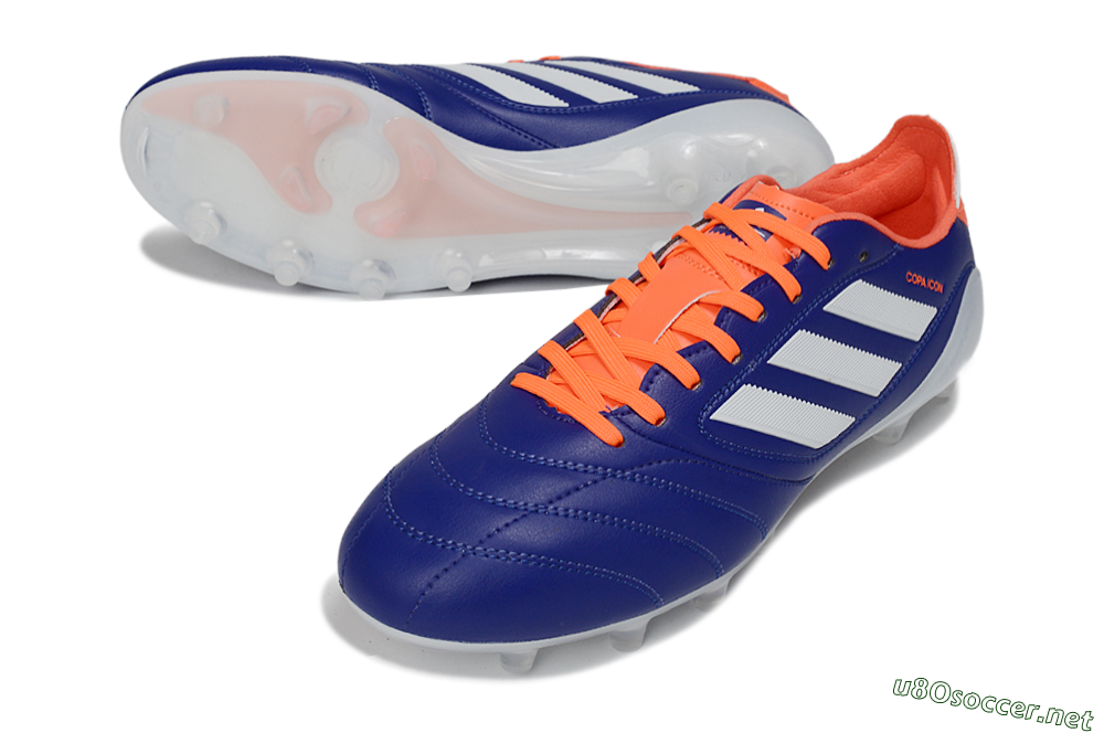 Men's Adidas Copa Icon 2 FG Football Boots - Blue/Vibrant Orange/Clean White 3