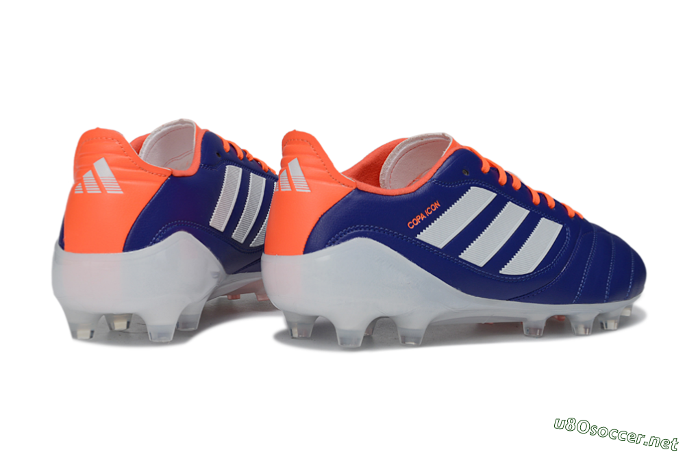 Men's Adidas Copa Icon 2 FG Football Boots - Blue/Vibrant Orange/Clean White 6