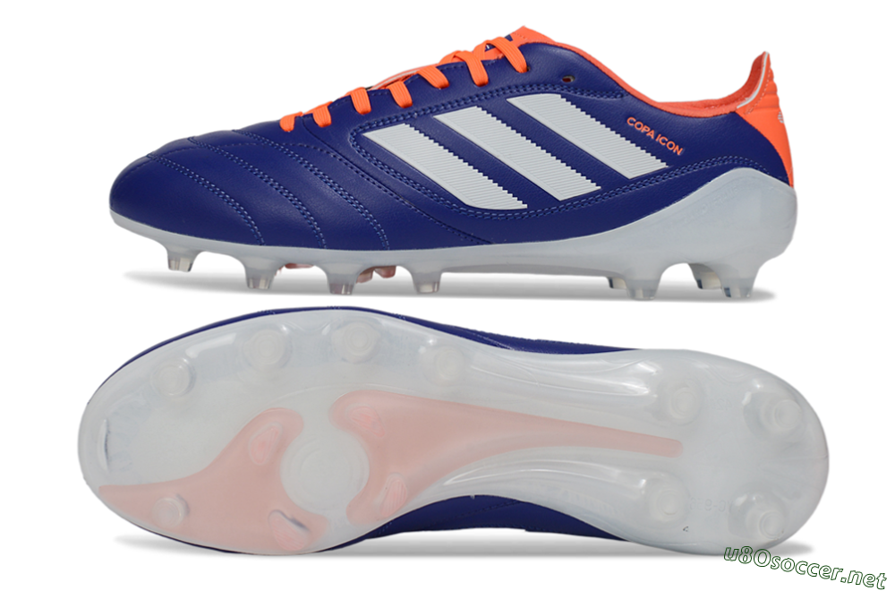 Men's Adidas Copa Icon 2 FG Football Boots - Blue/Vibrant Orange/Clean White 1