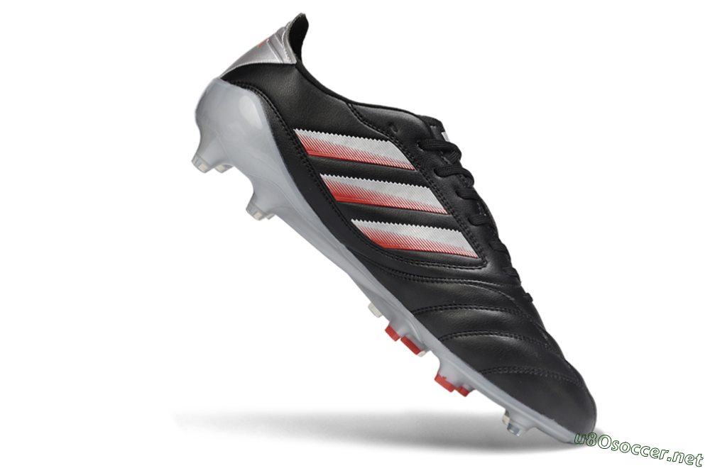 Men's Adidas Copa Icon 2 FG Football Boots - Black/Crimson Red/Metallic Silver 4