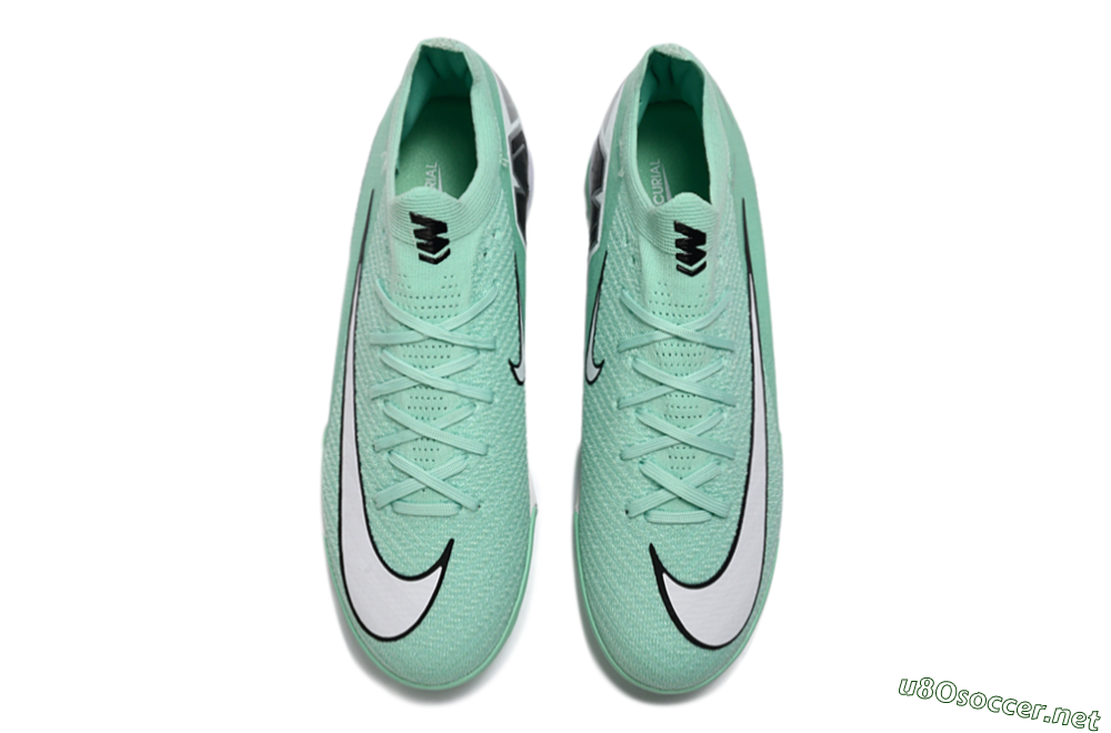 Unisex Nike Air Zoom Mercurial Vapor 16 Elite TF Football Shoes - Mint/Bright Green/Cool Aqua 4