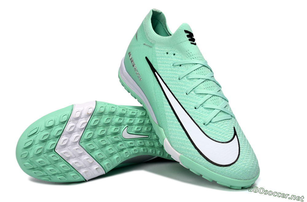 Unisex Nike Air Zoom Mercurial Vapor 16 Elite TF Football Shoes - Mint/Bright Green/Cool Aqua 3
