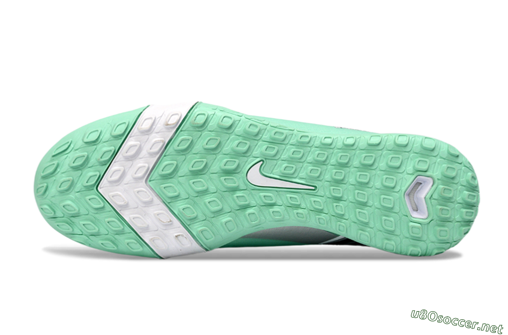 Unisex Nike Air Zoom Mercurial Vapor 16 Elite TF Football Shoes - Mint/Bright Green/Cool Aqua 6