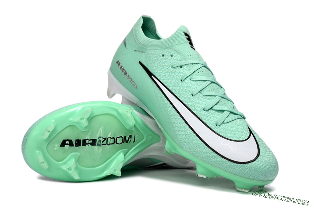 Unisex Nike Air Zoom Mercurial Vapor 16 Elite FG Football Boots - Mint/Aqua Breeze/Fresh Green 3