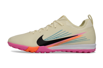 Unisex Nike Air Zoom Mercurial Vapor 16 Pro TF Football Shoes - Beige/Neon Pink/Luminous Orange