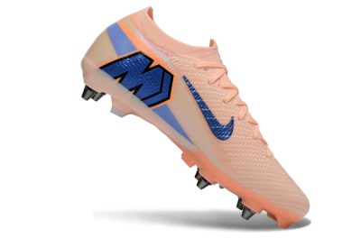 Men's Nike Air Zoom Mercurial Vapor 16 Elite SG Football Boots - Peach/Royal Blue/Pastel Orange