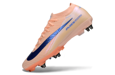 Men's Nike Air Zoom Mercurial Vapor 16 Elite SG Football Boots - Peach/Royal Blue/Pastel Orange