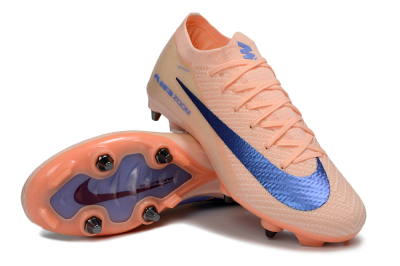 Men's Nike Air Zoom Mercurial Vapor 16 Elite SG Football Boots - Peach/Royal Blue/Pastel Orange