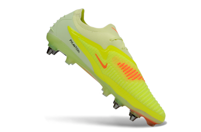 Men's Nike Phantom 6 Elite Low SG Football Boots - Yellow/Fluorescent Green/Neon Orange