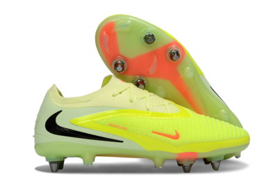 Men's Nike Phantom 6 Elite Low SG Football Boots - Yellow/Fluorescent Green/Neon Orange