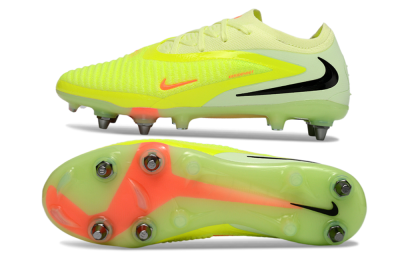 Men's Nike Phantom 6 Elite Low SG Football Boots - Yellow/Fluorescent Green/Neon Orange