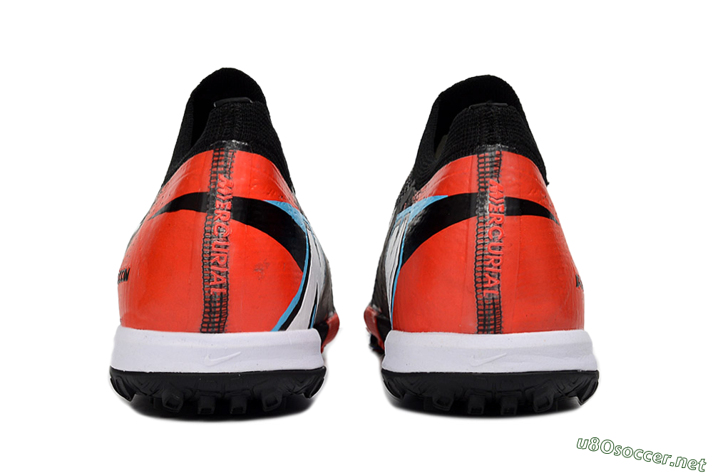 Men's Nike Air Zoom Mercurial Vapor 16 Elite TF Football Shoes - Black/Crimson Burst/Shadow Black 5