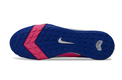 Men's Nike Air Zoom Mercurial Vapor 16 Elite TF Football Shoes - White/Electric Blue/Pink Flash