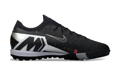 Men's Nike Air Zoom Mercurial Vapor 16 Elite TF Football Shoes - Black/Rainbow Splash/Sleek White