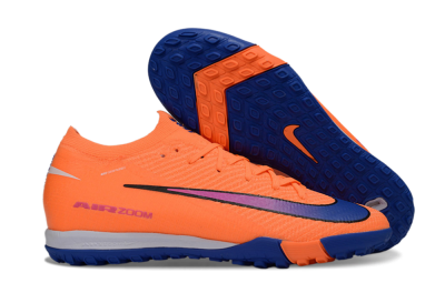 Men's Nike Air Zoom Mercurial Vapor 16 Elite TF Football Shoes - Orange/Electric Blue/Fiery Orange