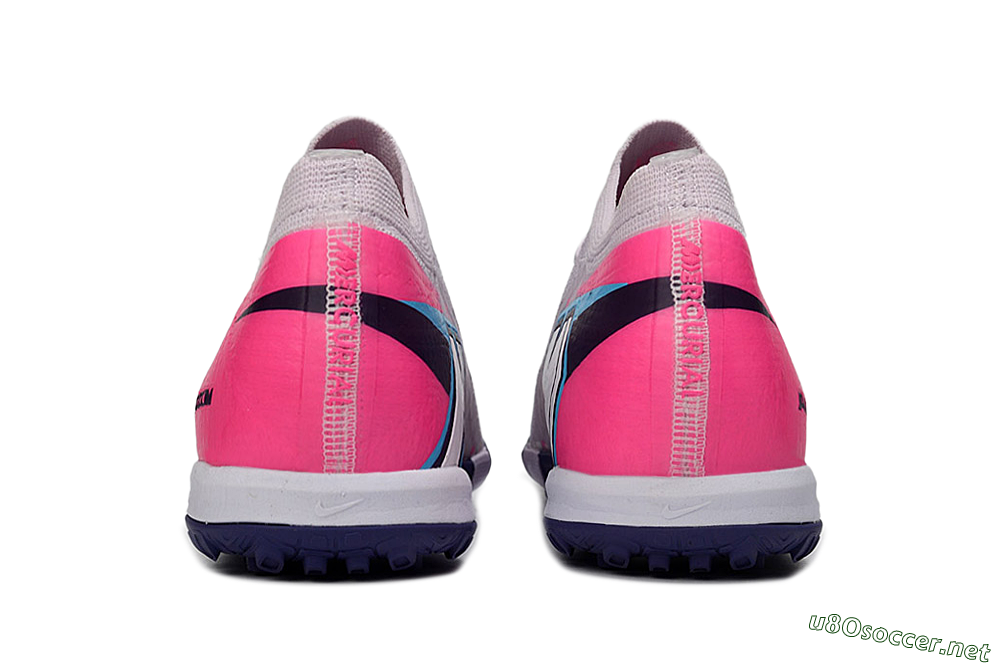 Men's Nike Air Zoom Mercurial Vapor 16 Elite TF Football Shoes - Lilac/Bright Pink/Dark Blue 5