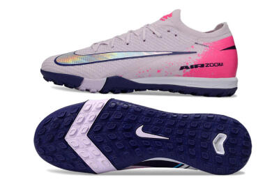 Men's Nike Air Zoom Mercurial Vapor 16 Elite TF Football Shoes - Lilac/Bright Pink/Dark Blue