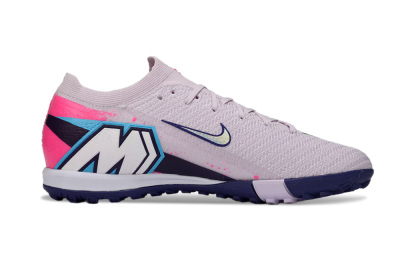 Men's Nike Air Zoom Mercurial Vapor 16 Elite TF Football Shoes - Lilac/Bright Pink/Dark Blue
