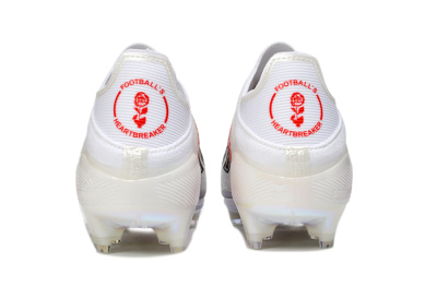 Unisex Adidas F50 Elite Lightstrike Pro FG Football Boots - White/Crimson Red/Black