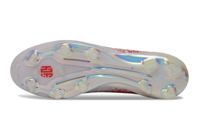 Unisex Adidas F50 Elite Lightstrike Pro FG Football Boots - White/Crimson Red/Black