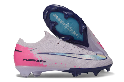 Men's Nike Air Zoom Mercurial Vapor 16 Elite FG Football Boots - Lilac/Bright Pink/Frosty Blue