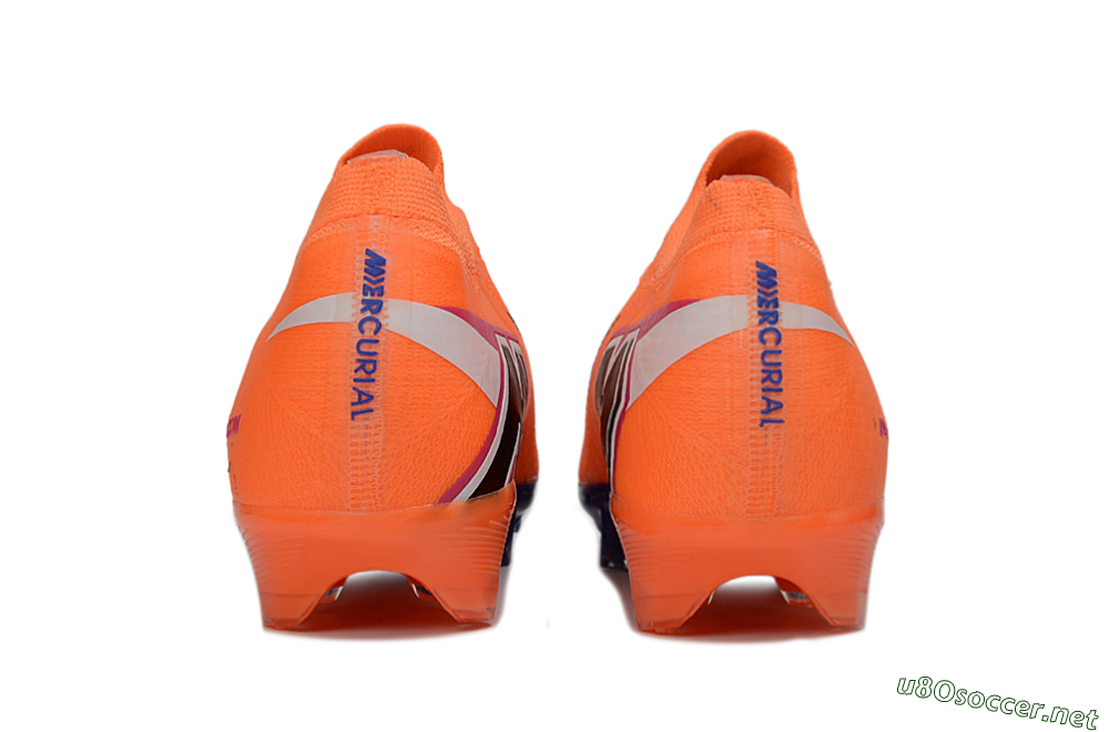 Men's Nike Air Zoom Mercurial Vapor 16 Elite FG Football Boots - Orange/Vibrant Purple/Shocking Pink 5