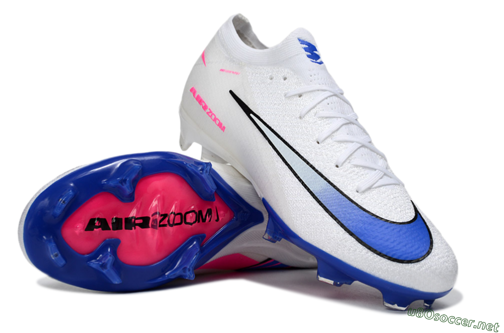 Men's Nike Air Zoom Mercurial Vapor 16 Elite FG Football Boots - Blue/Electric Blue/Pink Blast 3