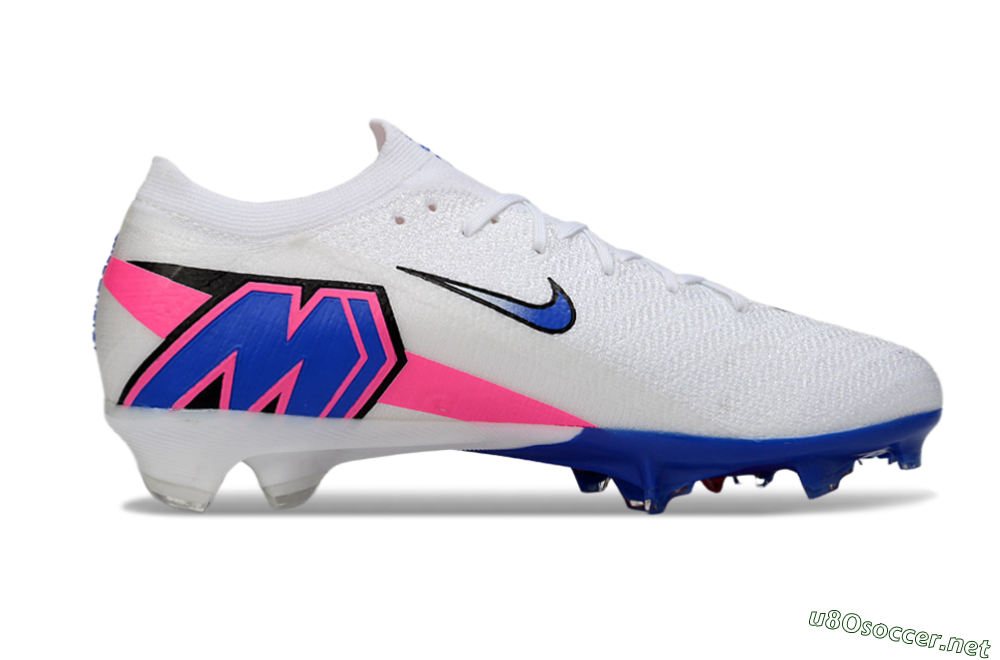 Men's Nike Air Zoom Mercurial Vapor 16 Elite FG Football Boots - Blue/Electric Blue/Pink Blast 7