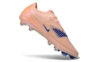 Unisex Nike Phantom 6 Elite Low FG Football Boots - Peach/Ocean Blue/Sunset Pink