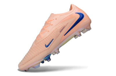 Unisex Nike Phantom 6 Elite Low FG Football Boots - Peach/Ocean Blue/Sunset Pink